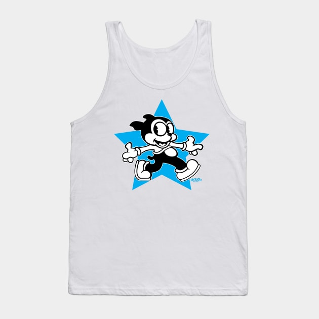 Bimbo-Blue Star Tank Top by BonzoTee